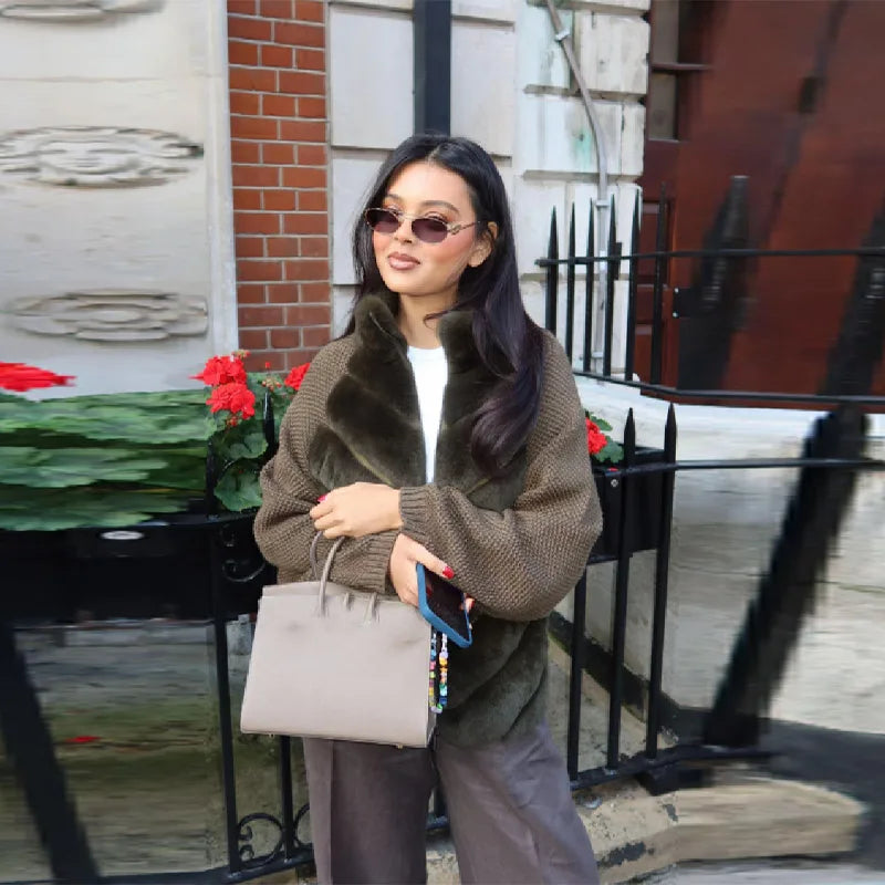 TILDA™ | Soft Knit Fur Jacket