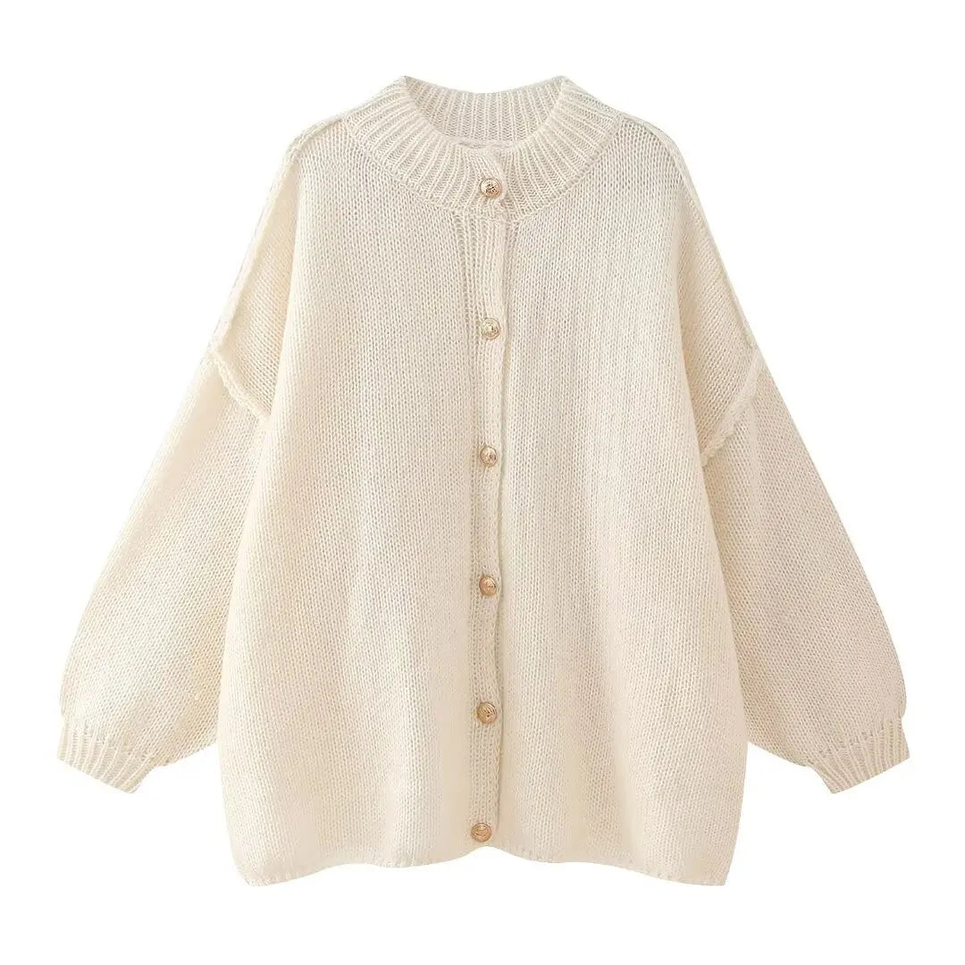 CELINE™ | Plush Button Cardigan
