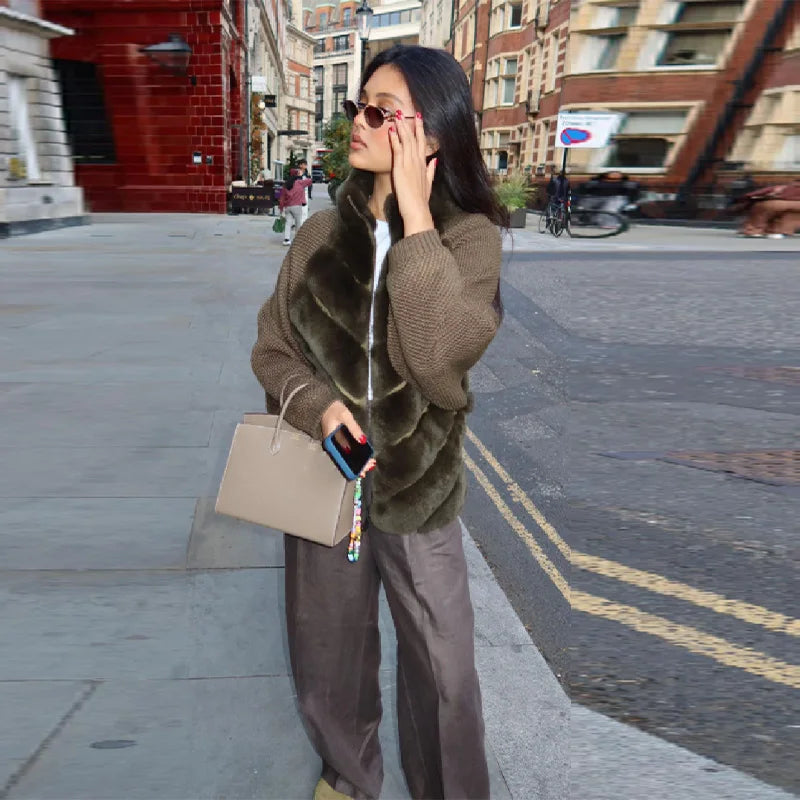 TILDA™ | Soft Knit Fur Jacket