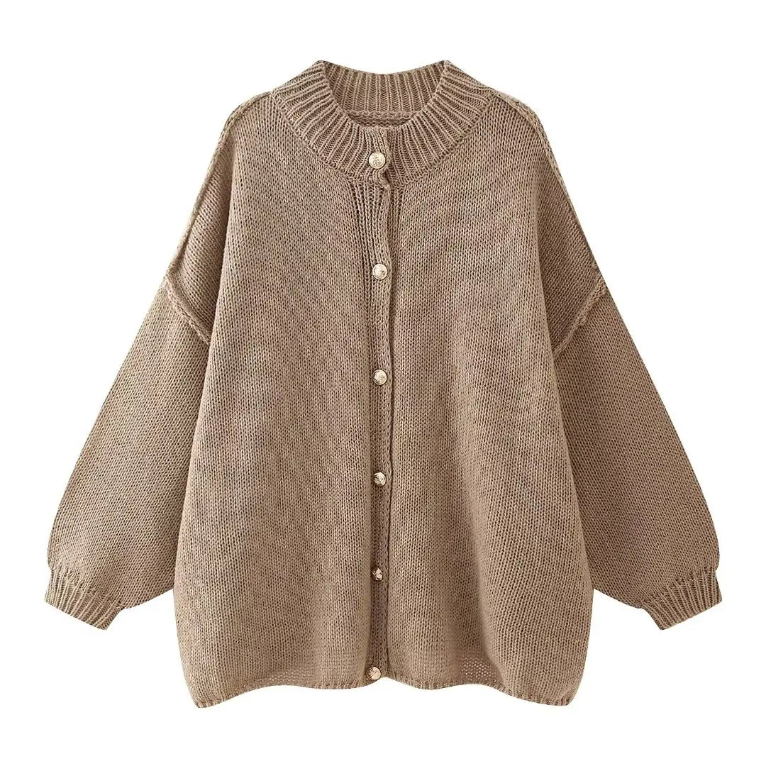 CELINE™ | Plush Button Cardigan