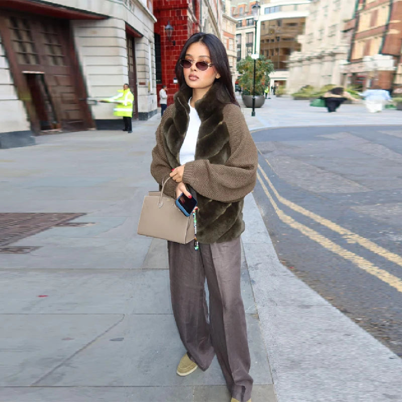 TILDA™ | Soft Knit Fur Jacket